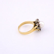 Load image into Gallery viewer, Delross Design Jeweller, Brisbane Jeweller, Chermside Jeweller, Custom Jewellery, 18ct Gold, Diamond, Pearl, Ruby Ring