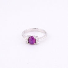 Load image into Gallery viewer, Delross Design Jeweller, Brisbane Jeweller, Chermside Jeweller, Custom Jewellery, Star Ruby White Gold 18ct, Diamond