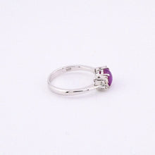 Load image into Gallery viewer, Delross Design Jeweller, Brisbane Jeweller, Chermside Jeweller, Custom Jewellery, Star Ruby White Gold 18ct, Diamond