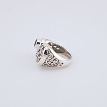 Load image into Gallery viewer, Ornate Sterling Silver Topaz Ring, Delross Design Jeweller, Brisbane Jeweller, Chermside Jeweller, Custom Jewellery