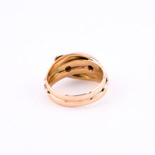 Load image into Gallery viewer, 9ct Rose Gold Antique Serpent Ring