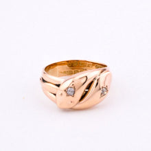 Load image into Gallery viewer, 9ct Rose Gold Antique Serpent Ring
