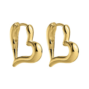 NAJO Love Earrings (Sterling Silver Gold Plated)