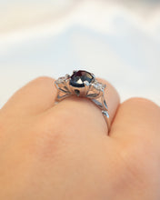 Load image into Gallery viewer, 14ct White Gold Blue Spinel &amp; Diamond Ring