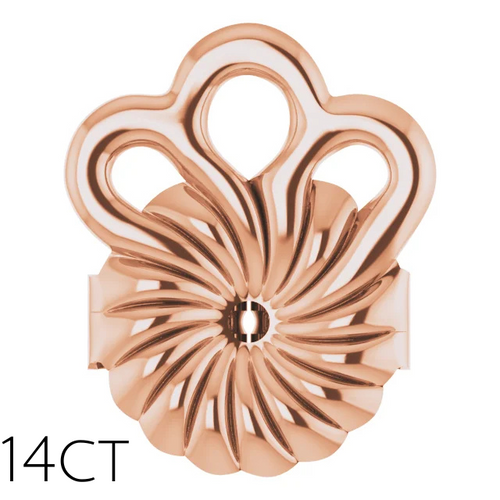 14ct Rose Gold Stabiliser Earring Backs (Pair)