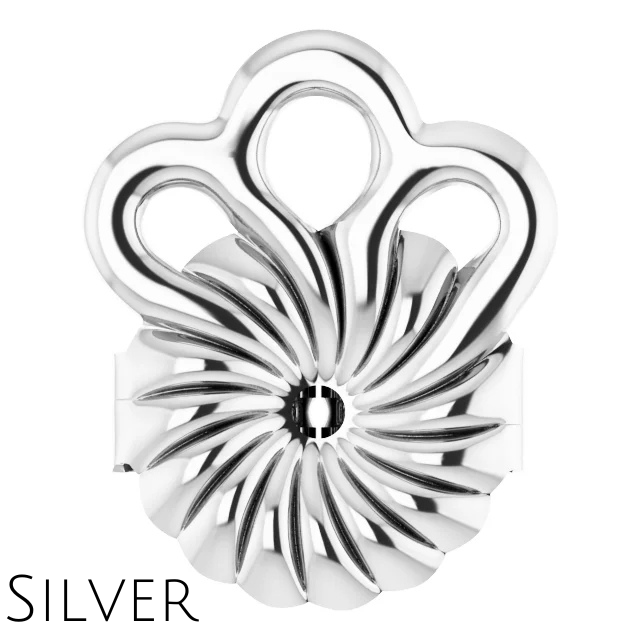 Sterling Silver Stabiliser Earring Backs (Pair)