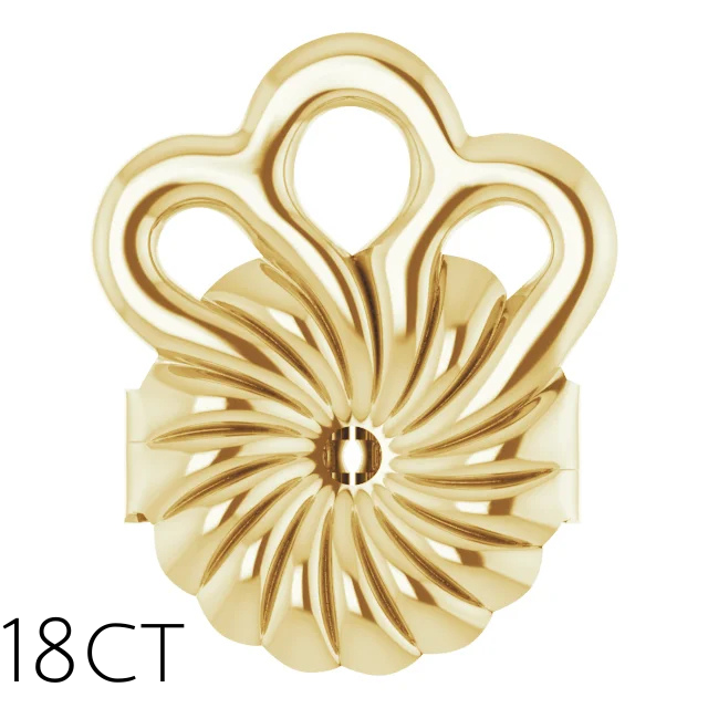 18ct Yellow Gold Stabiliser Earring Backs (Pair)