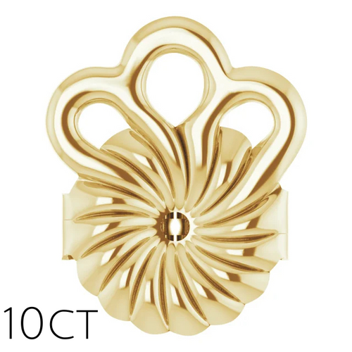 10ct Yellow Gold Stabiliser Earring Backs (Pair)