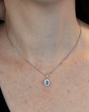 Load image into Gallery viewer, Platinum Natural Alexandrite &amp; Diamond Pendant Delross Design Jewellers