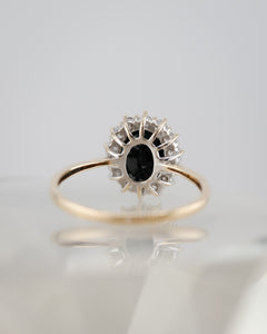9ct Australian Sapphire and Diamond Ring Pre Owned Delross Design Jewellers 1