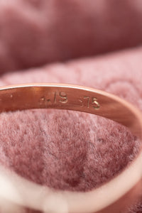 9ct Yellow Gold Vintage Red Paste Ring Delross Design Jewellers