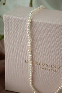 Keshi Freshwater Pearls Strand Necklace, Delross Design Jeweller, Brisbane Jeweller, Chermside Jeweller, Custom Jewellery