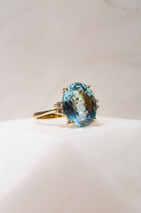Delross Design Jeweller, Brisbane Jeweller, Chermside Jeweller, Custom Jewellery, 18ct Gold, Aquamarine, Sapphire 