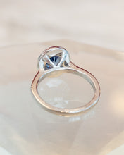 Load image into Gallery viewer, 18ct White Gold Sapphire &amp; Diamond Ring