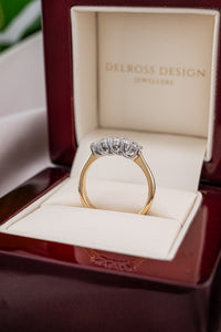 18ct Gold Diamond 0.33ct TDW Ring,  Delross Design Jewellers, Brisbane Jewellers, Custom Brisbane Jewellers, Brisbane Jewellery Repairs, Chermside West Jewellers   