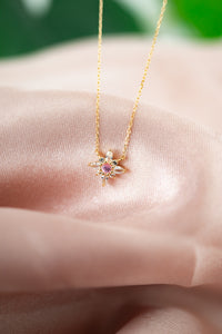 14ct Gold White & Pink Sapphire Necklace,  Delross Design Jeweller, Brisbane Jeweller, Chermside Jeweller, Custom Jewellery