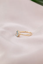 Load image into Gallery viewer, 9ct Gold Aquamarine &amp; Diamond 0.07ct TDW Ring,  Delross Design Jewellers, Brisbane Jewellers, Custom Brisbane Jewellers, Brisbane Jewellery Repairs, Chermside West Jewellers   