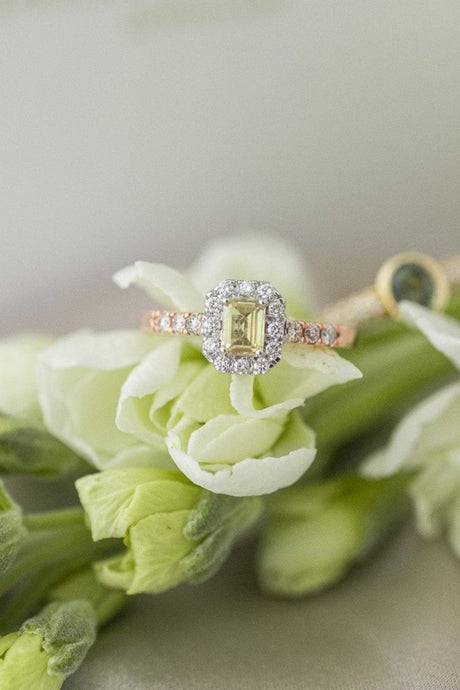 9ct Rose Gold Parti Sapphire & Diamond 0.24ct TDW Ring,  Delross Design Jewellers, Brisbane Jewellers, Custom Brisbane Jewellers, Brisbane Jewellery Repairs, Chermside West Jewellers  