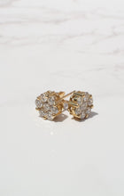 Load image into Gallery viewer, 9ct Gold TDW 1.02ct Diamond Stud Earrings