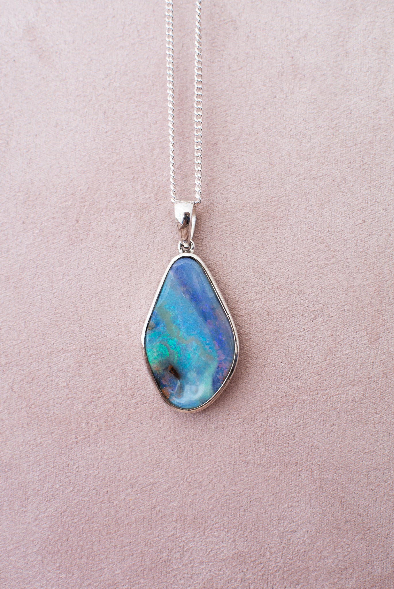 Australian Opal, 926, Sterling Silver, Delross Design Jewellers, Brisbane Jewellers, Chermside West Jeweller, Custom Jeweller