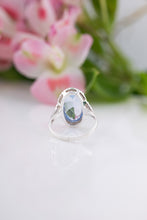 Load image into Gallery viewer, 935 Silver Vintage Blue Synthetic Spinel Ring, 
Delross Design Jewellers, Brisbane Jewellers, Custom Brisbane Jewellers, Brisbane Jewellery Repairs, Chermside West Jewellers  
