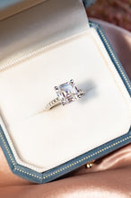 Load image into Gallery viewer, Platinum Moissanite Ring 3.26ct TW, Delross Design Jewellers, Chermside West Jewellers, Brisbane Custom Jewellers. 