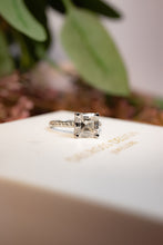Load image into Gallery viewer, Platinum Moissanite Ring 3.26ct TW