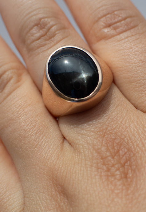 Delross Design Jeweller, Brisbane Jeweller, Chermside Jeweller, Custom Jewellery, 9ct Rose Gold Star Sapphire Ring