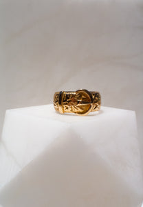 18ct Gold Year 1802 Antique Buckle Ring