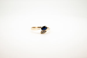 9ct Gold Sapphire & Diamond Ring, Delross Design Jewellers, Chermside West Jewellers, Brisbane Jewellers, Custom Jewellers
