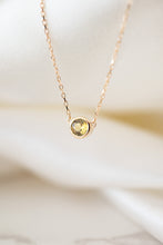 Load image into Gallery viewer, 9ct Gold 0.35ct Australian Yellow Sapphire Drop Necklace, 
Delross Design Jewellers, Brisbane Jewellers, Custom Brisbane Jewellers, Brisbane Jewellery Repairs, Chermside West Jewellers  
