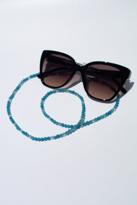 Delross Design Jeweller, Brisbane Jeweller, Chermside Jeweller, Custom Jewellery, Glasses Strand, Blue Sponge Agate, Green Agate