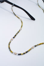 Load image into Gallery viewer, Yellow Turquoise, Green Jasper &amp; Clear Quartz Glasses Strand