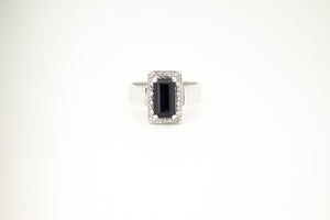 18ct Gold Vintage 1.70ct Sapphire & Diamond Ring, Delross Design Jewellers, Chermside West, Brisbane Custom Jewellers