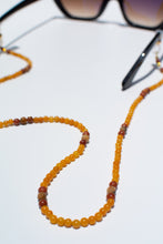Load image into Gallery viewer, Yellow Jade, Picasso Jasper &amp; Goldstone Glasses Strand