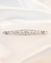 Load image into Gallery viewer, Handmade Platinum &amp; 18ct White Gold Diamond Brooch