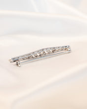 Load image into Gallery viewer, Handmade Platinum &amp; 18ct White Gold Diamond Brooch