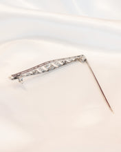 Load image into Gallery viewer, Handmade Platinum &amp; 18ct White Gold Diamond Brooch