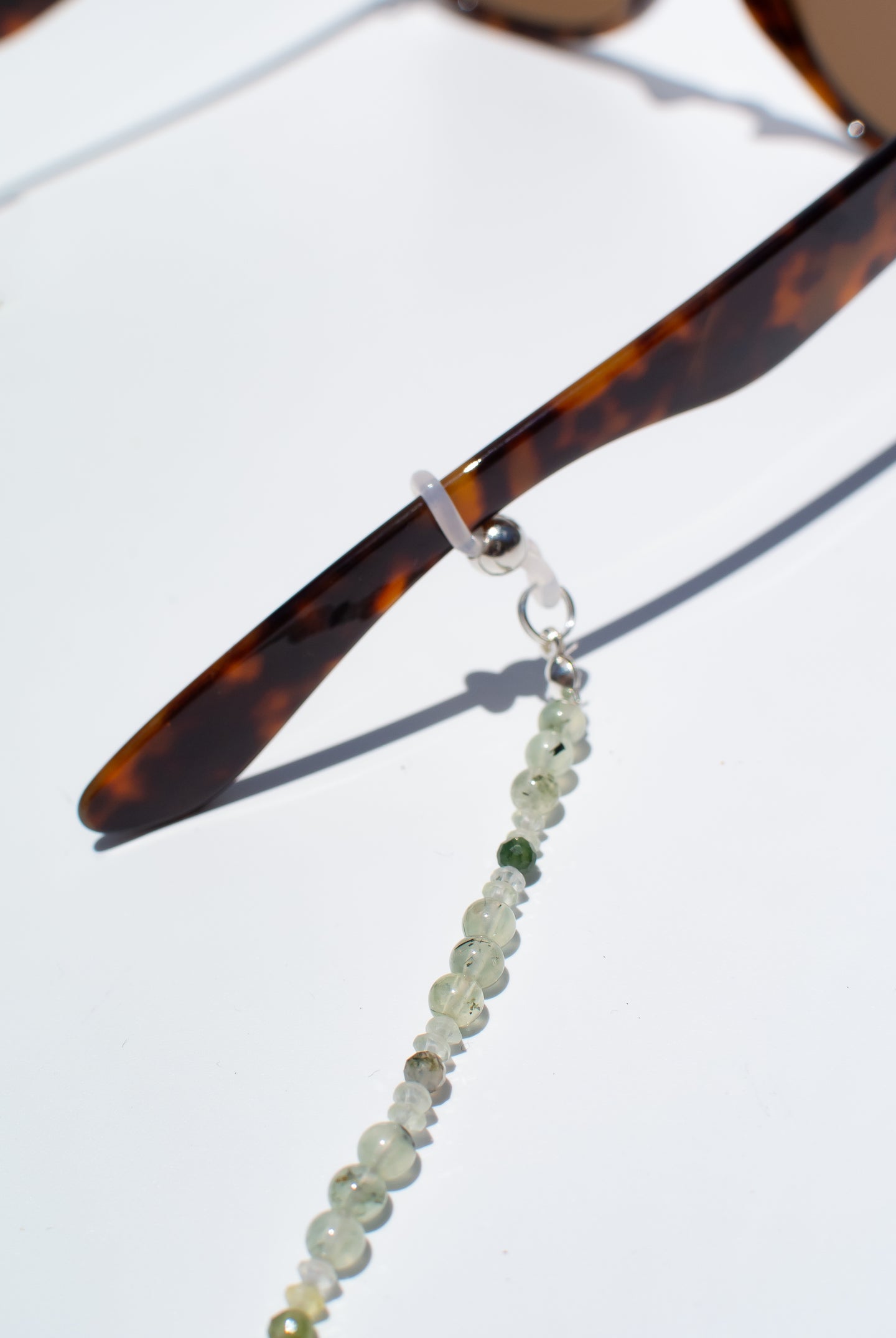 Prehnite & Jasper Glasses Strand