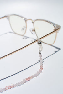 Rose Quartz & Cherry Quartz Glasses Strands