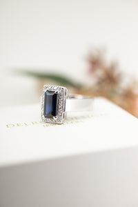 18ct Gold Vintage 1.70ct Sapphire & Diamond Ring, Delross Design Jewellers, Chermside West, Brisbane Custom Jewellers