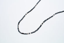 Load image into Gallery viewer, Snowflake Obsidian &amp; Grey Agate Glasses Strand