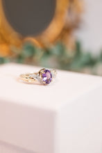 Load image into Gallery viewer, 9ct Gold Amethyst &amp; Diamond Ring, Delross Design Jewellers, Brisbane Jewellers, Brisbane Custom Jewellers, Chermside west Jewellers