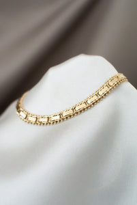 Delross Design Jeweller, Brisbane Jeweller, Chermside Jeweller, Custom Jewellery, Yellow Gold, Fancy Link Bracelet
