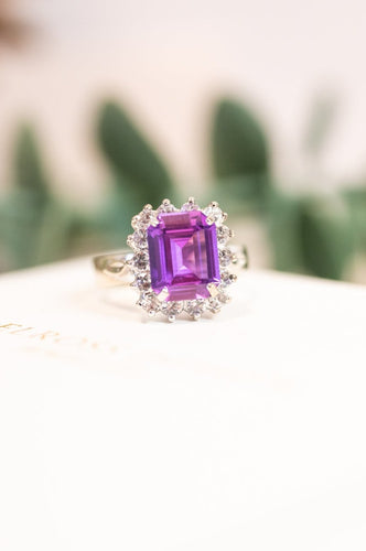 9ct White Gold Synthetic Sapphire & Synthetic Spinel Ring,  Delross Design Jewellers, Chermside West Jewellers, Custom Jewellers