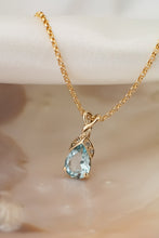 Load image into Gallery viewer, 9ct Gold Topaz &amp; Diamond Pendant