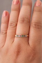 Load image into Gallery viewer,  9ct Yellow Gold &quot;Dearest&quot; Ring. Diamond, Emerald, Amethyst, Ruby, Sapphire, Topaz, Delross Design Jeweller, Brisbane Jeweller, Chermside Jeweller, Custom Jewellery