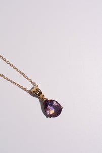 9ct Gold Pear Shaped Ametrine Pendant,  Delross Design Jeweller, Brisbane Jeweller, Chermside Jeweller, Custom Jewellery