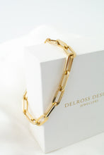 Load image into Gallery viewer, 14ct Gold Trombone Link Bracelet, Delross Design Jeweller, Brisbane Jeweller, Chermside Jeweller, Custom Jewellery