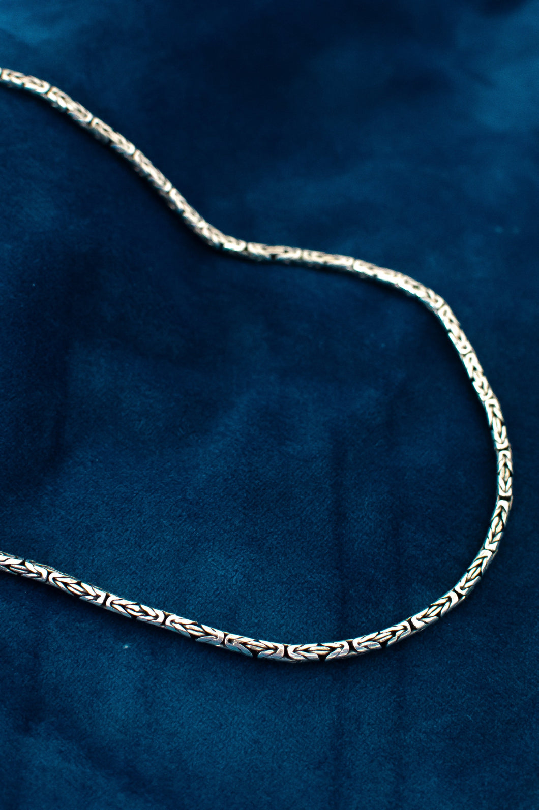 Sterling Silver Round Byzantine Chain, Delross Design Jeweller, Brisbane Jeweller, Chermside Jeweller, Custom Jewellery